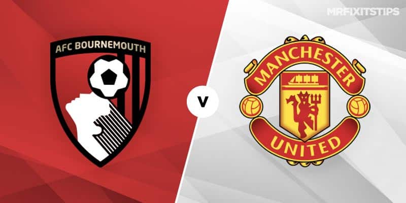 Image result for bournemouth vs man united