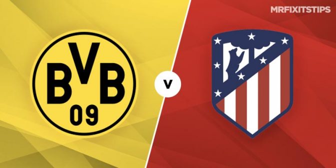 Borussia Dortmund vs Atletico Madrid Prediction and Betting Tips