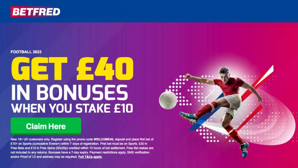 Betfred store bonus code