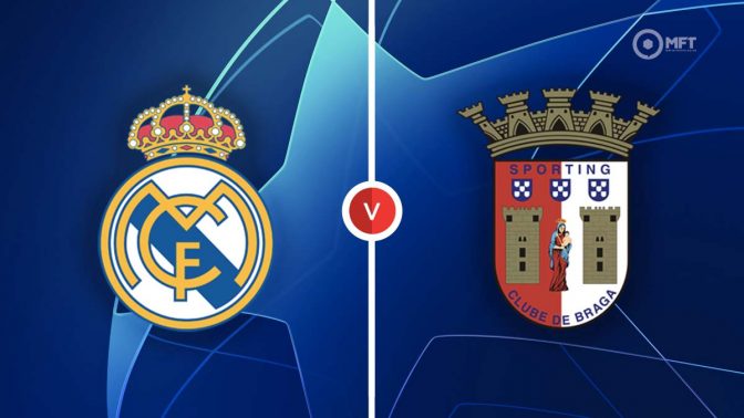 Real Madrid vs SC Braga Prediction and Betting Tips
