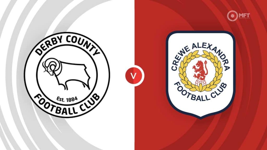Derby County vs Crewe Alexandra Prediction and Betting Tips