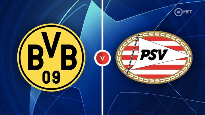 Borussia Dortmund vs PSV Eindhoven Prediction and Betting Tips