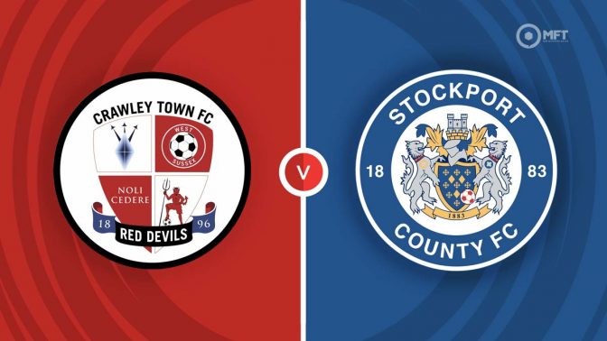 Crawley Town vs Stockport County Prediction and Betting Tips