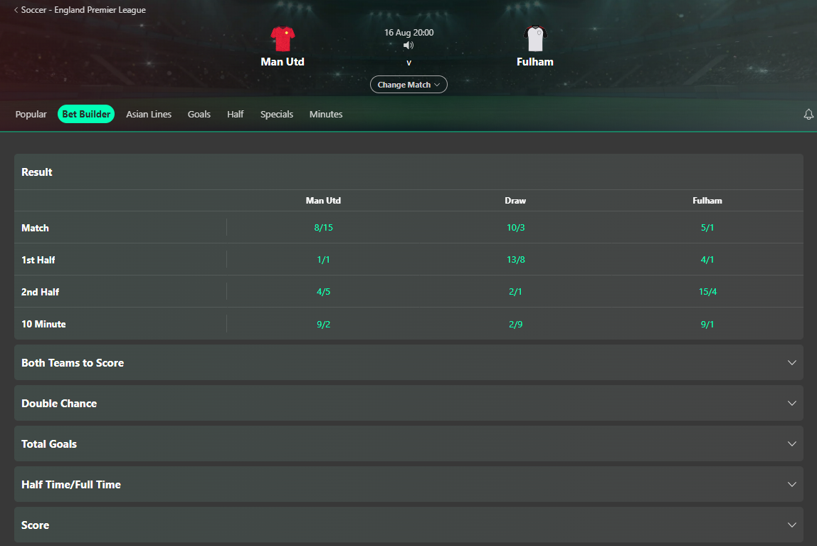 bet365 bet builder