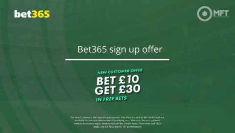 Bet365 sign up offer: £30 in free bets Jul 2024