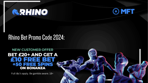 Rhino Bet Promo Code: Bet £20 get £10 free bet