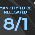 Man City relegation odds