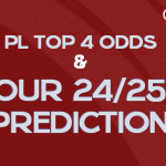 premier league top 4 odds and prediction