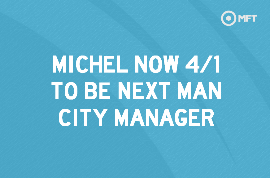 Next Man City manager odds