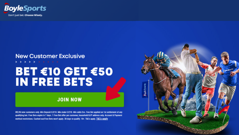 How to claim boylesports sign up offer