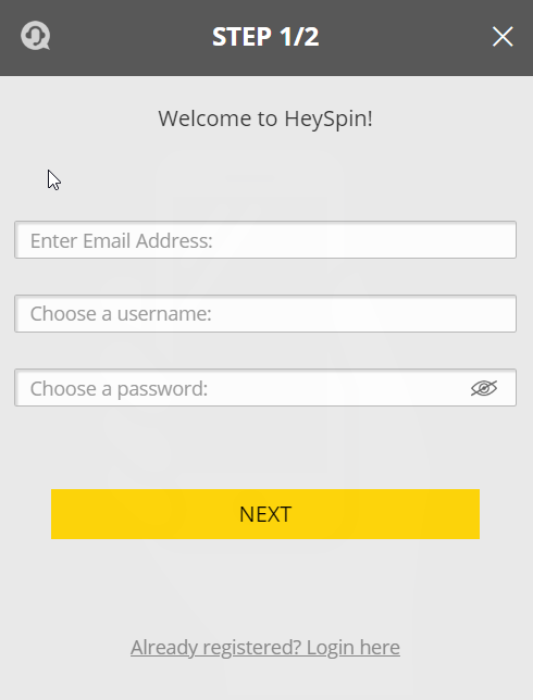 HeySpin promo code