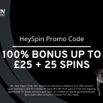 HeySpin promo code