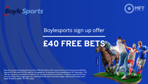 Boylesports Sign Up Offer: Bet £10, Get £40 Free Bets 2024